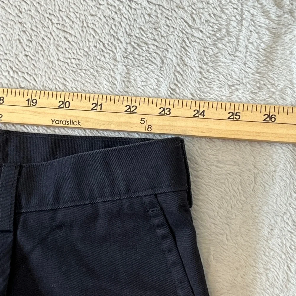 Mens Big & Tall 100% Cotton Pleated‎ Chino Pants 50x30 Black Cuffed Classic